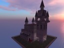 Medieval Dark Castle: sunrise view